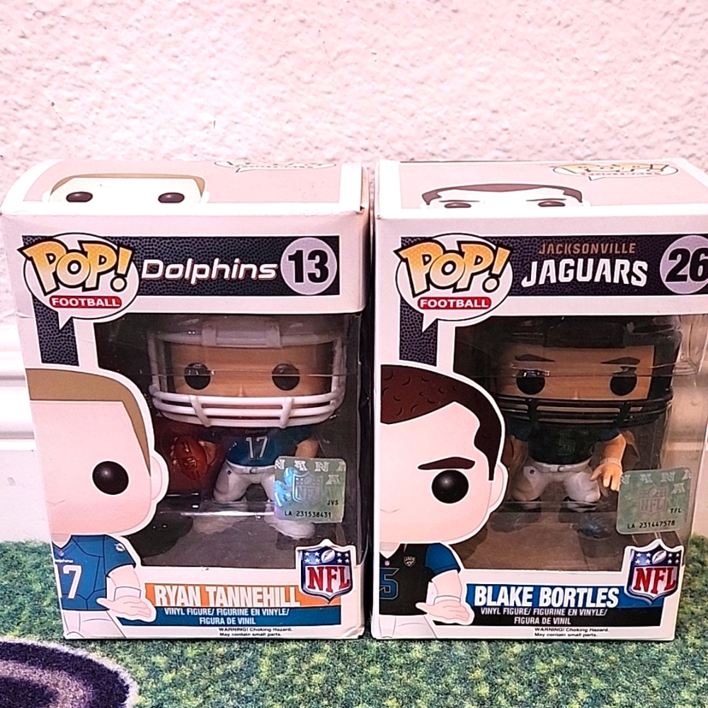 Funko Pop! Football Figures - Dolphins & Jaguars SELL TOGETHER
